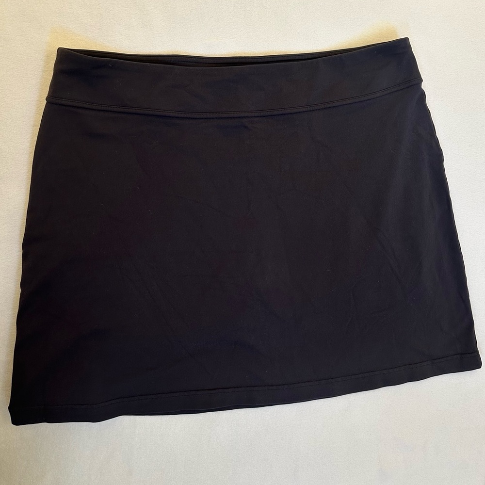 Athleta Skort Tennis‎ Preppy Black Athletic Wear Women’s Plus Size 1X